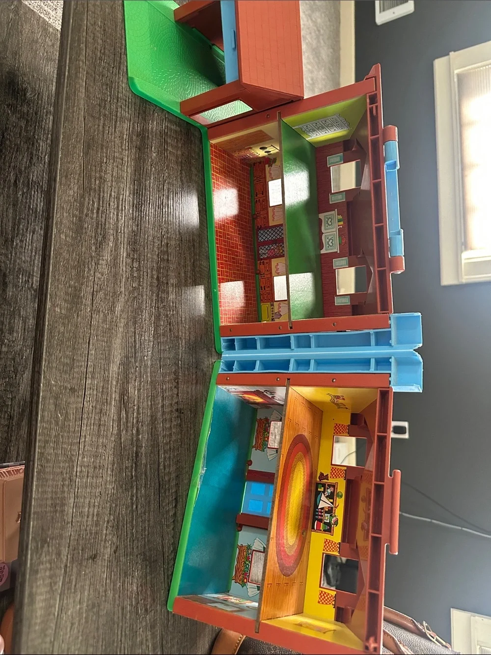 Fisher-Price 1980 Vintage Tutor Dollhouse Playset with Snoopy